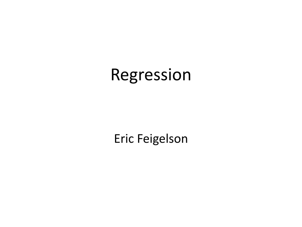 regression