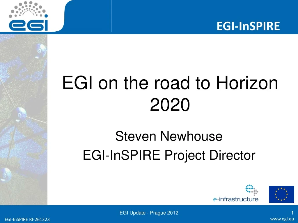 egi on the road to horizon 2020