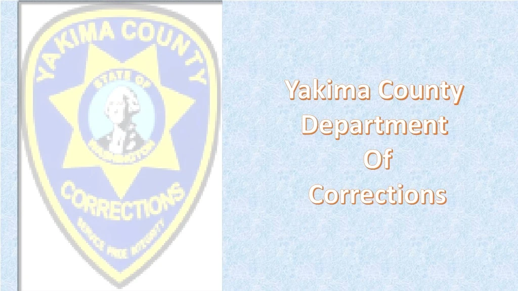 yakima county department of corrections