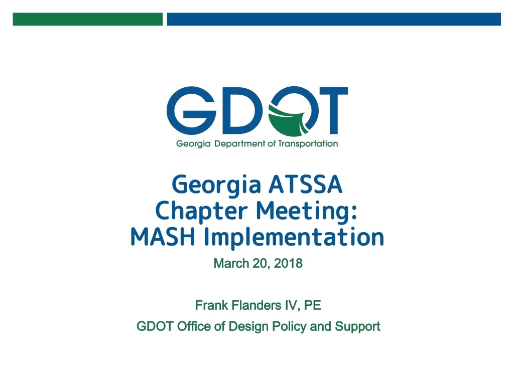 georgia atssa chapter meeting mash implementation