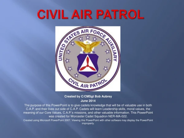 Civil air patrol
