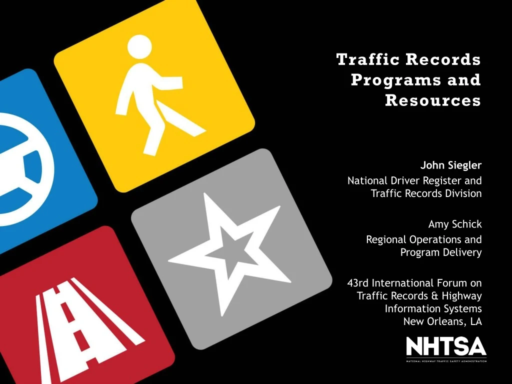 traffic records programs and resources