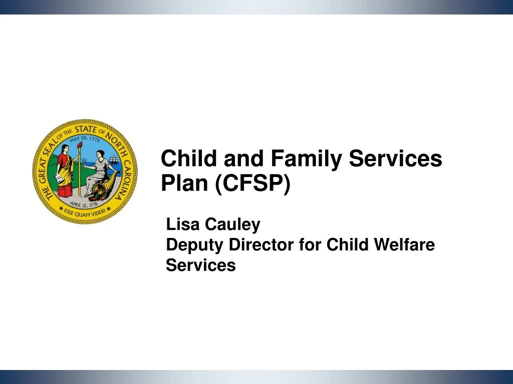 child and family services plan cfsp