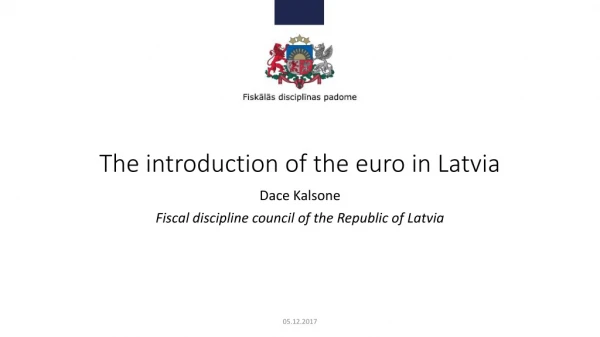 The introduction of the euro in Latvia