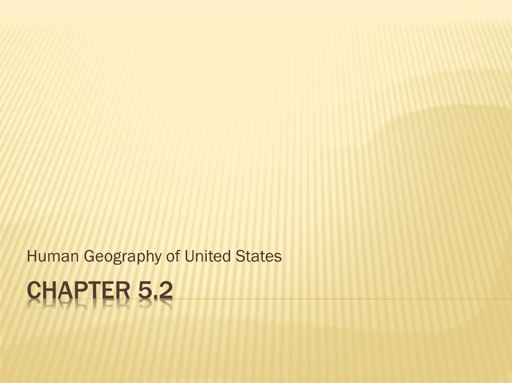 human geography of united states