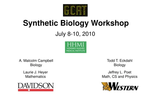 Synthetic Biology Workshop