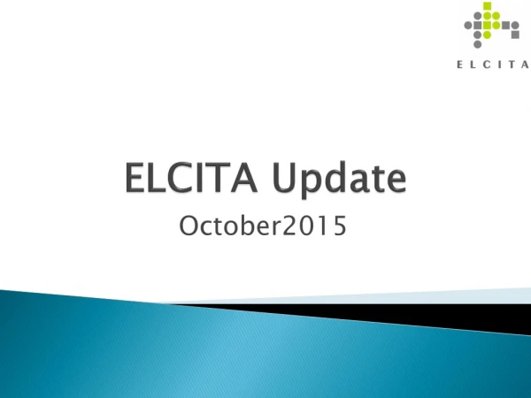 ELCITA Update