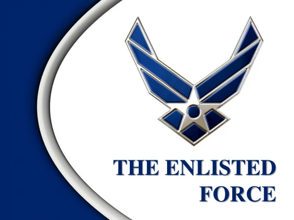 THE ENLISTED FORCE