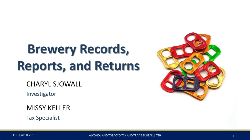 brewery records reports and returns