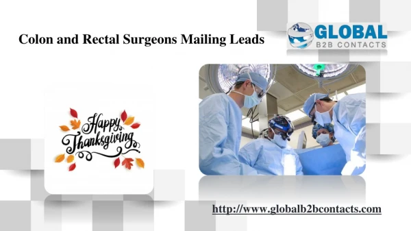 Colon and Rectal Surgeons Mailing Leads