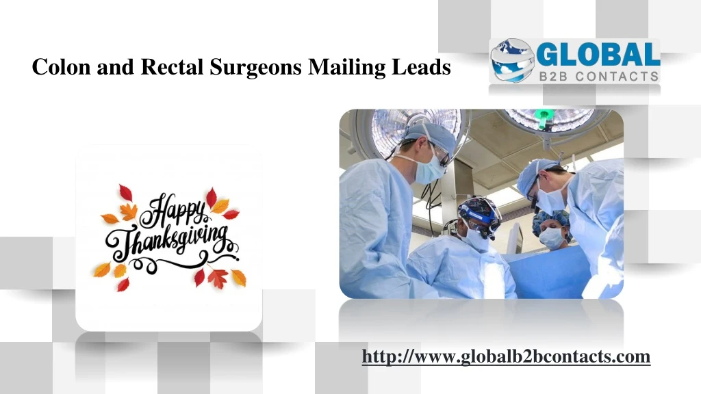 colon and rectal surgeons mailing leads