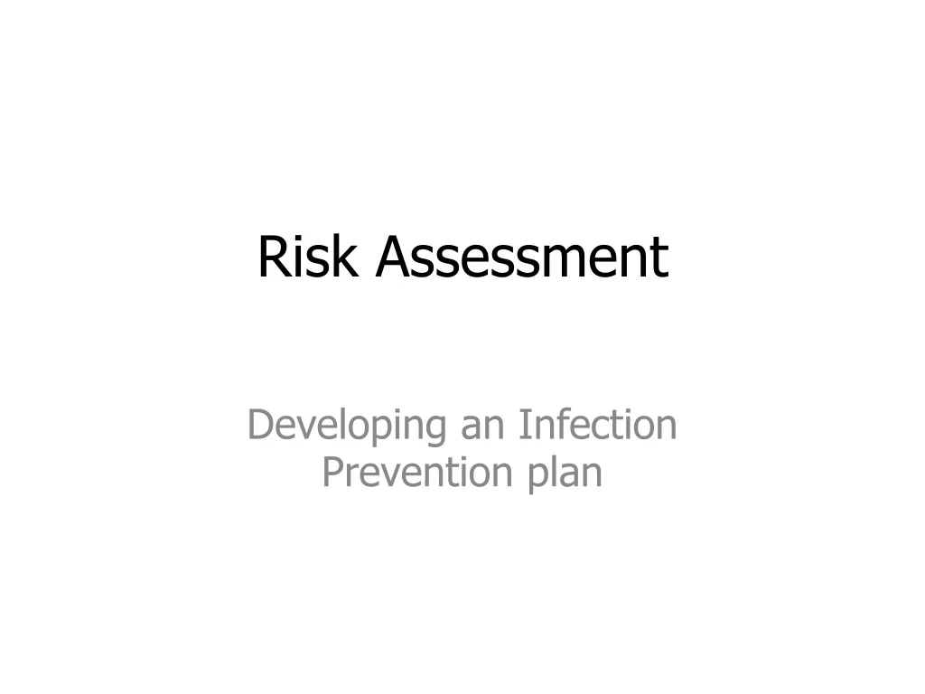 risk assessment