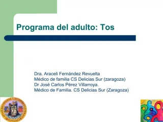 Programa del adulto: Tos - slide 1