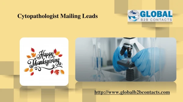 Cytopathologist Mailing Leads