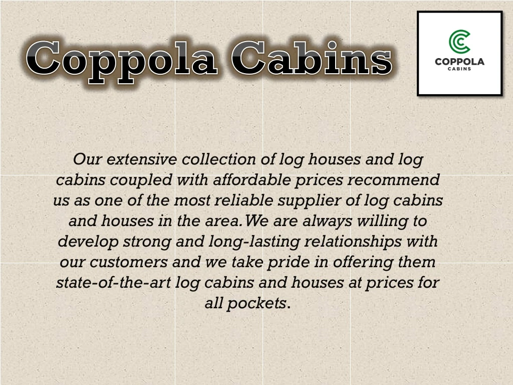 coppola cabins