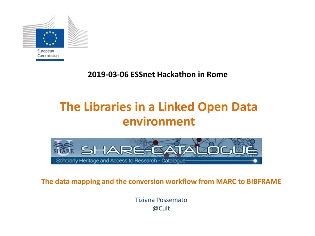 2019 03 06 essnet hackathon in rome