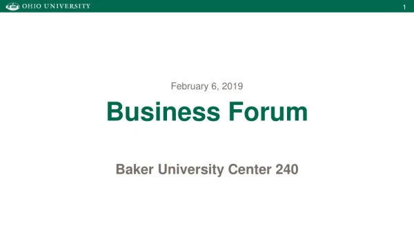 Business Forum