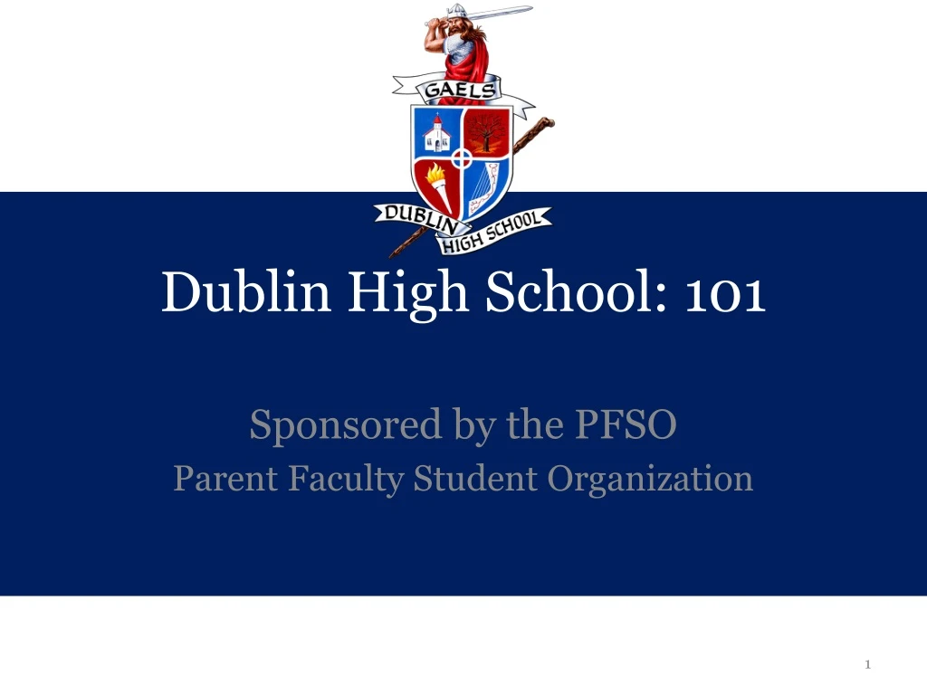 dublin high school 101