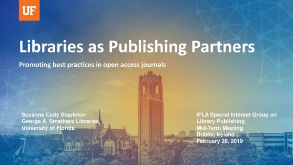 Libraries as Publishing Partners
