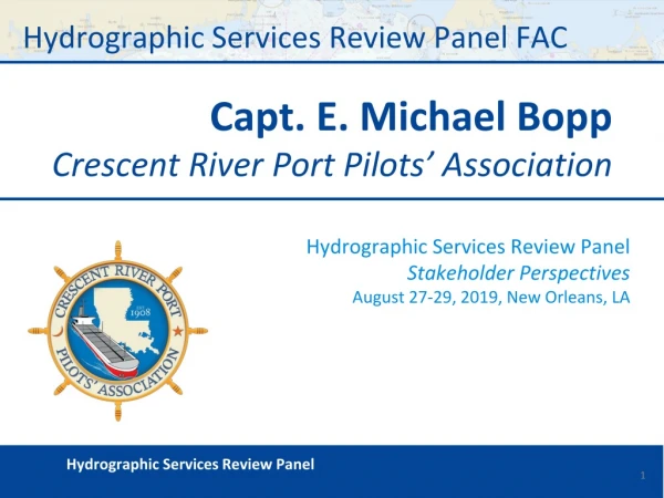 Hydrographic Services Review Panel FAC