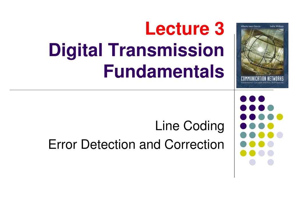 lecture 3 digital transmission fundamentals