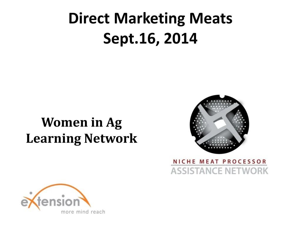direct marketing meats sept 16 2014