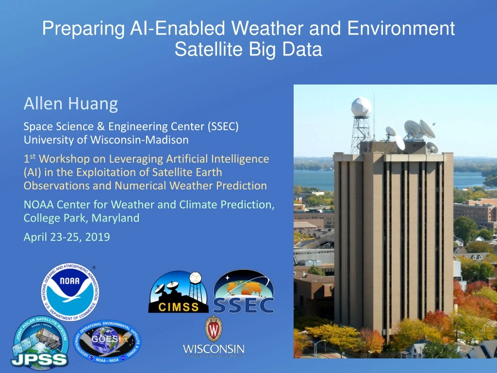 preparing ai enabled weather and environment satellite big data