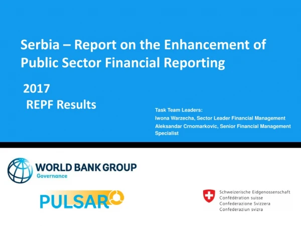 Serbia – Report on the Enhancement of Public Sector Financial Reporting