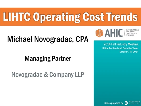 LIHTC Operating Cost Trends