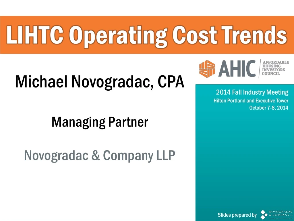 lihtc operating cost trends