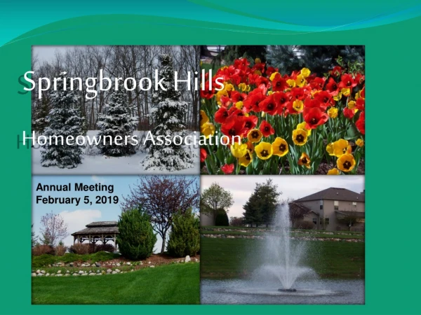 Springbrook Hills Homeowners Association