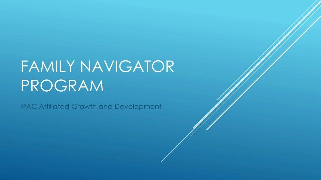 family navigator program