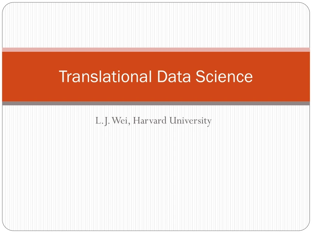 translational data science