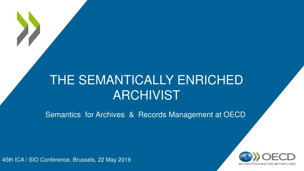 semantics for archives records management at oecd