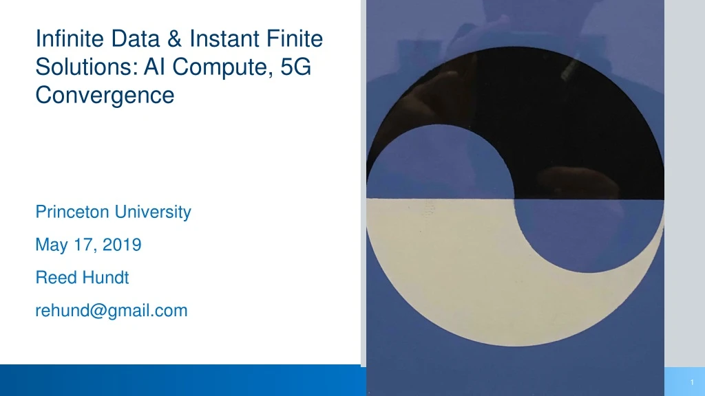 infinite data instant finite solutions ai compute 5g convergence