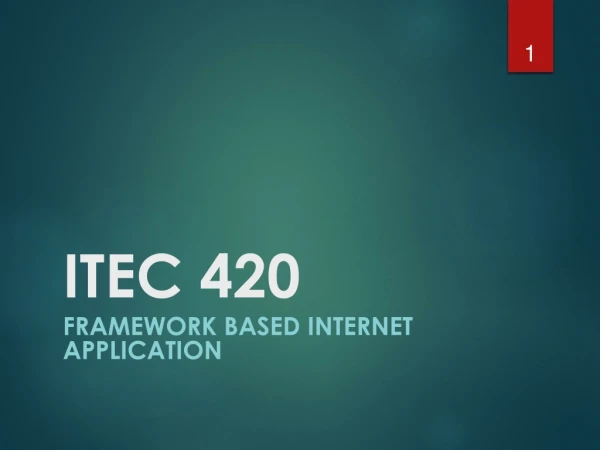 ITEC 420