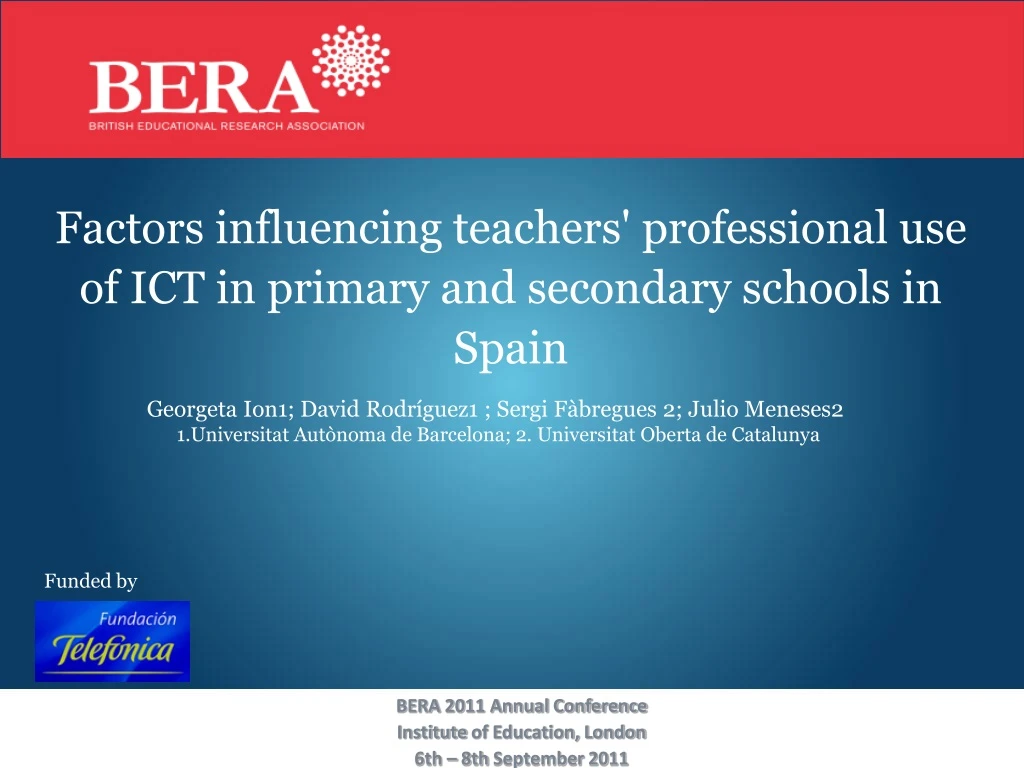 factors influencing teachers professional