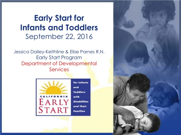 Early Start for Infants and Toddlers September 22, 2016