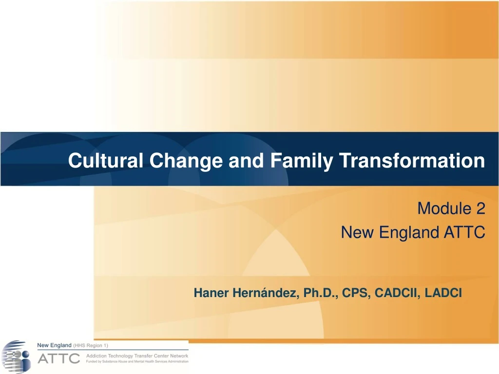 cultural change and family transformation