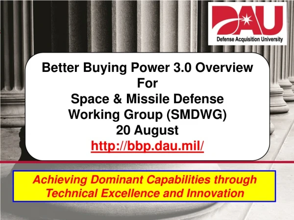 Achieving Dominant Capabilities through Technical Excellence and Innovation