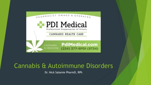 Cannabis &amp; Autoimmune Disorders