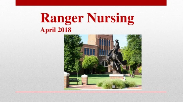 Ranger Nursing April 2018