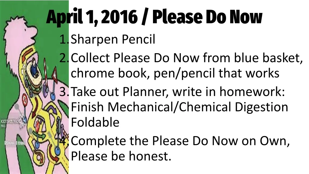 april 1 2016 please do now