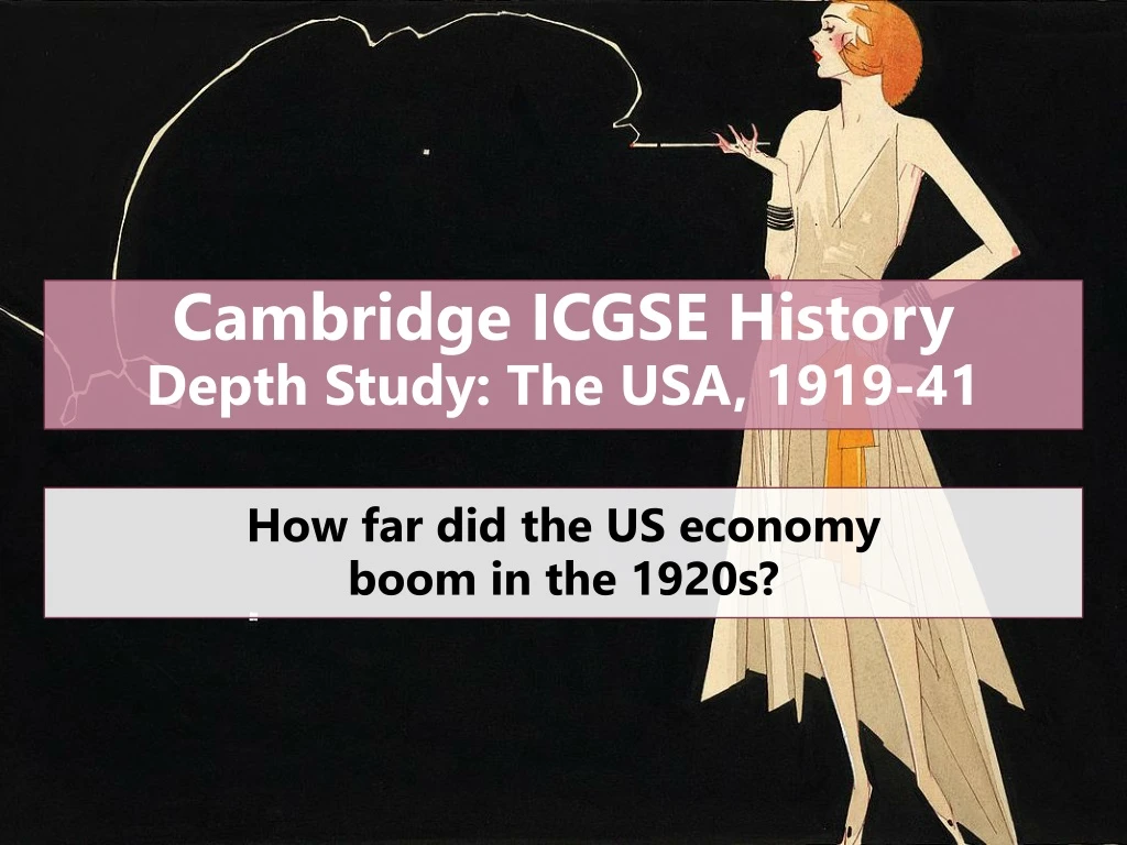 cambridge icgse history depth study the usa 1919 41