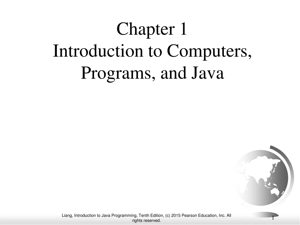 chapter 1 introduction to computers programs and java