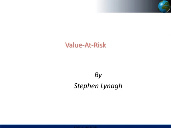Value-At-Risk
