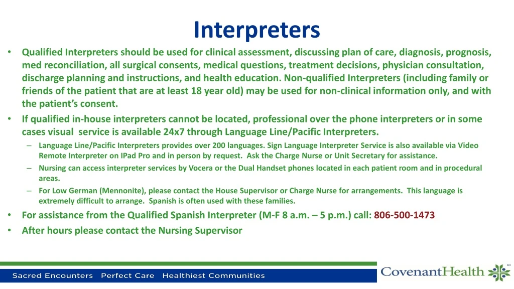 interpreters