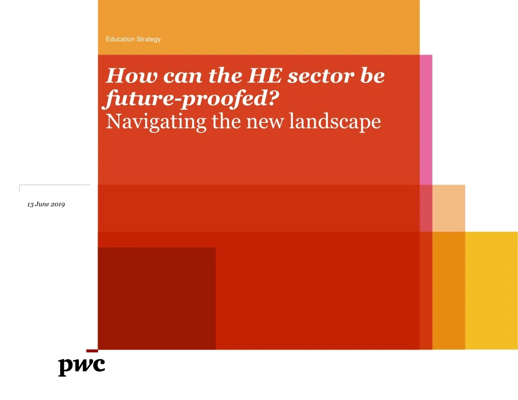 how can the he sector be future proofed