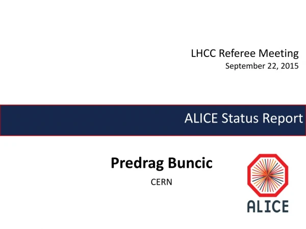 Predrag Buncic CERN