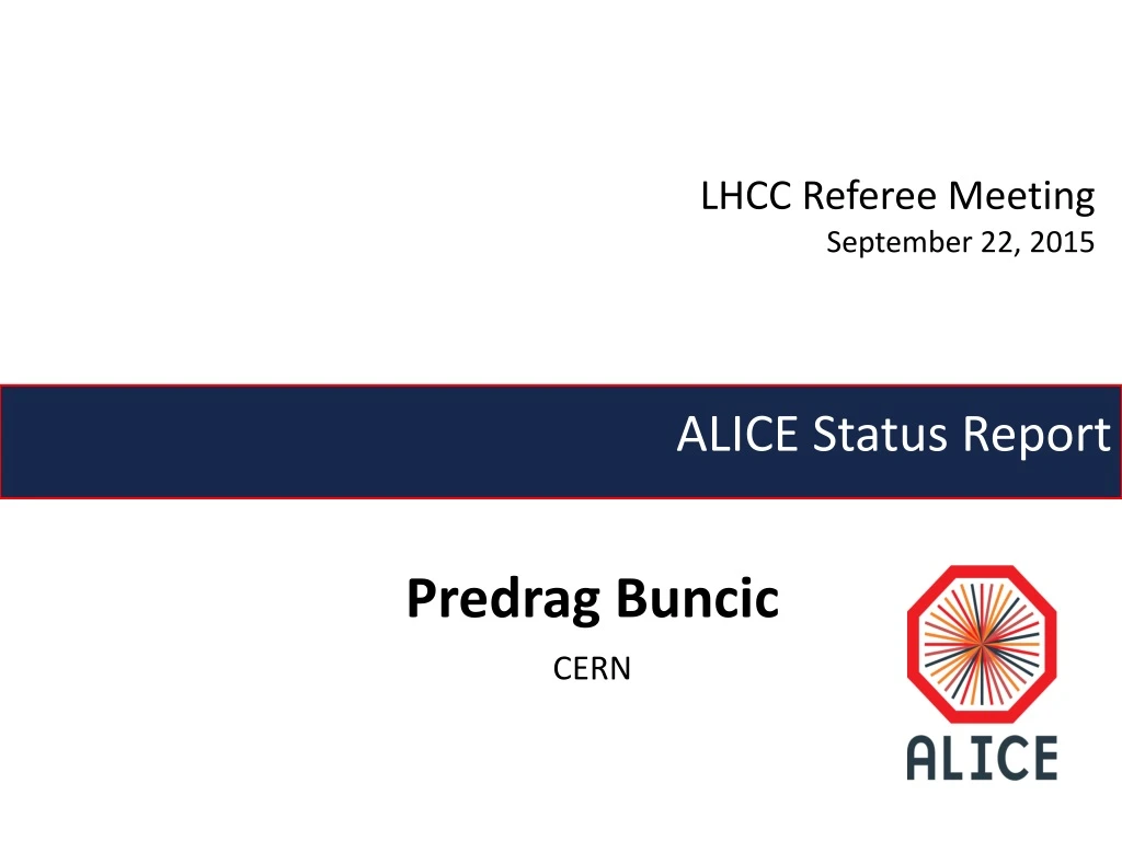 lhcc referee meeting september 22 2015